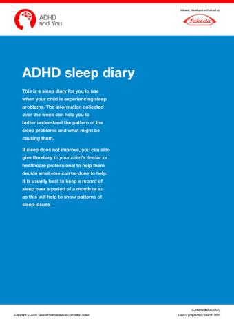 ADHD Sleep Diary