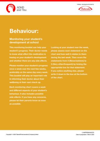 Behaviour monitoring your students development at school